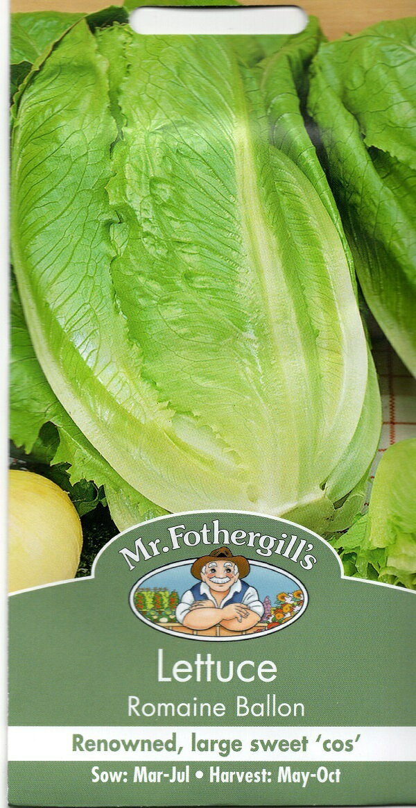 Mr.Fothergill's Seeds Lettuce Romaine Ballon レタス ロメイン・バルーン ミスター・フォザーギルズシード