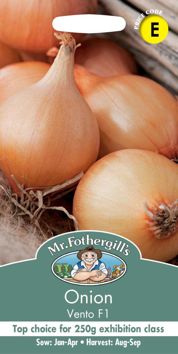 Mr.Fothergill's Seeds Onion Vento F1 オニオン（たまねぎ）・ヴェント・F1 ミスター・フォザーギルズシード