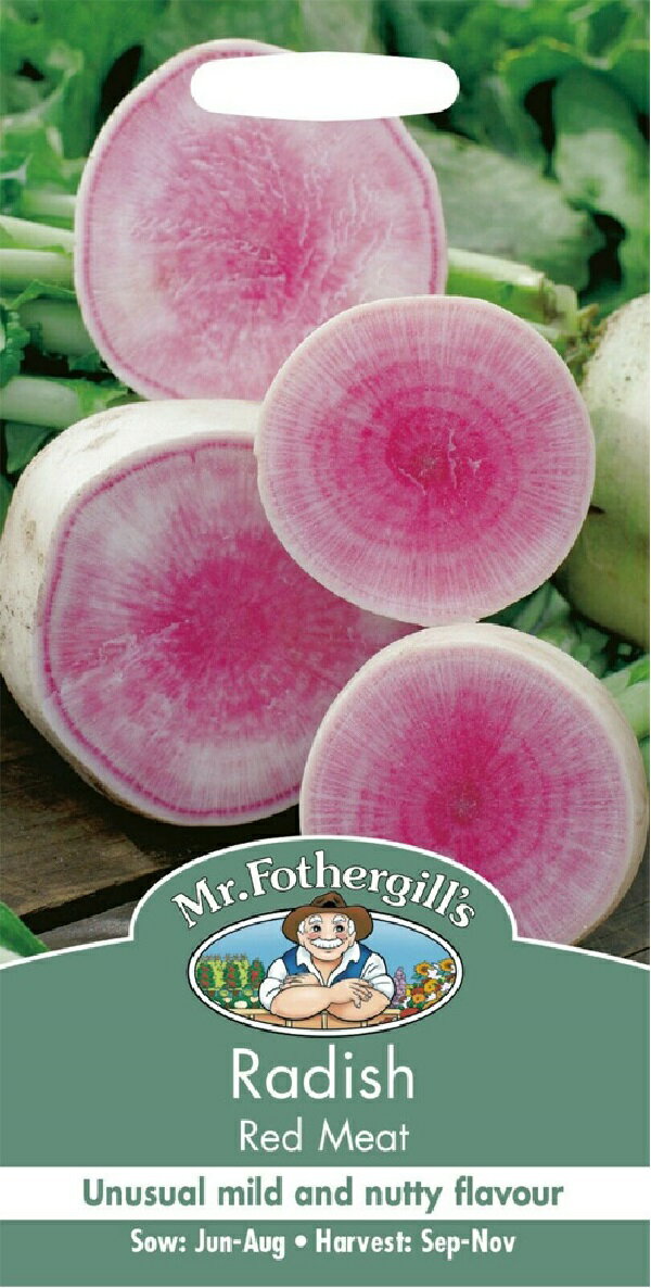 Mr.Fothergill's Seeds Radish Red Meat ラディッシュ レッド・ミート ミスター・フォザーギルズシード