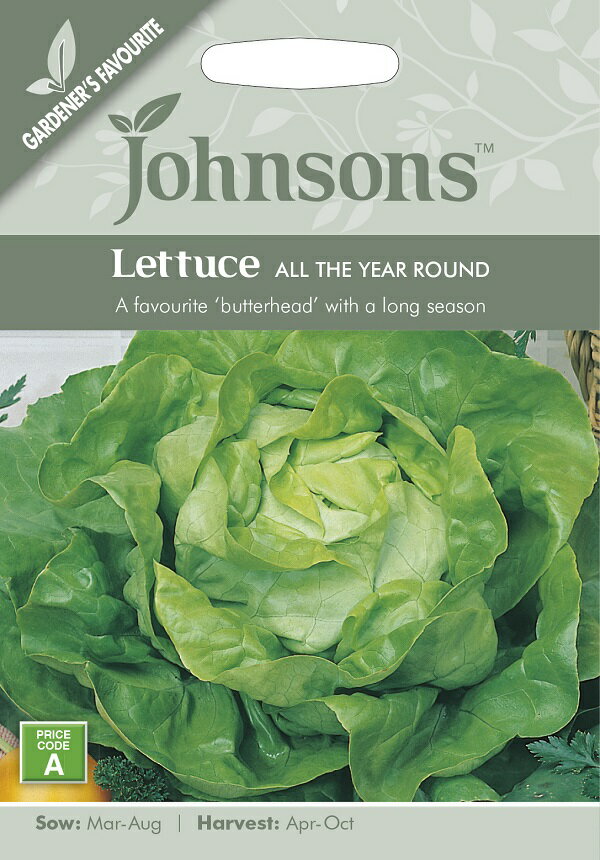 Johnsons Seeds Lettuce ALL THE YEAR ROUND レタス オール・ザ・イヤー・ラウンド ジョンソンズシード