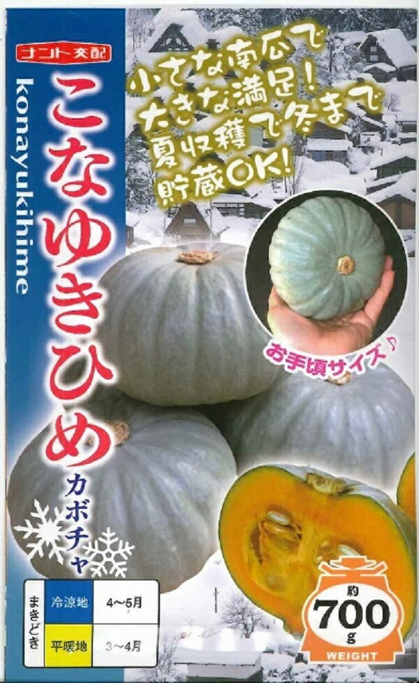 【種子】かぼちゃ こなゆきひめ ナント種苗のタネ