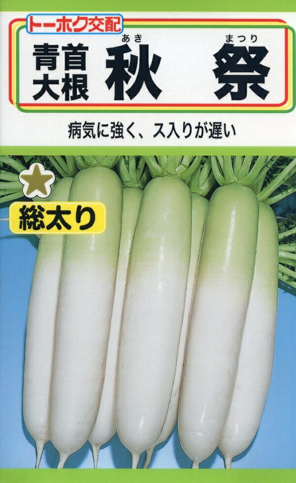 【種子】青首大根 秋祭 トーホクのタネのサムネイル