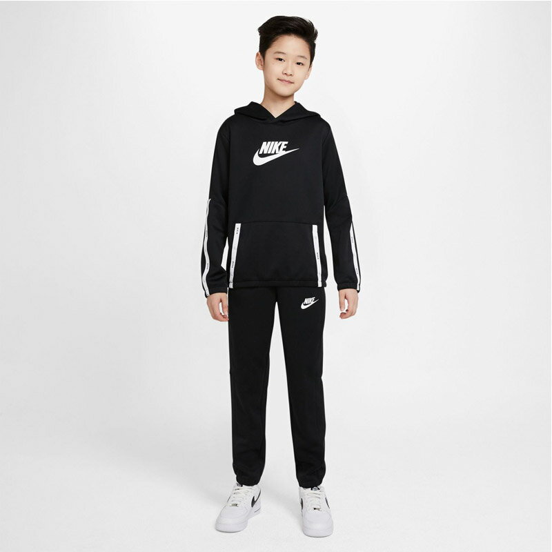 ナイキ nike キッズ ジュニア 上下セット スポーツウェア 運動 YTH NSW POLY パック フック トラック スーツ DD8552 010 黒