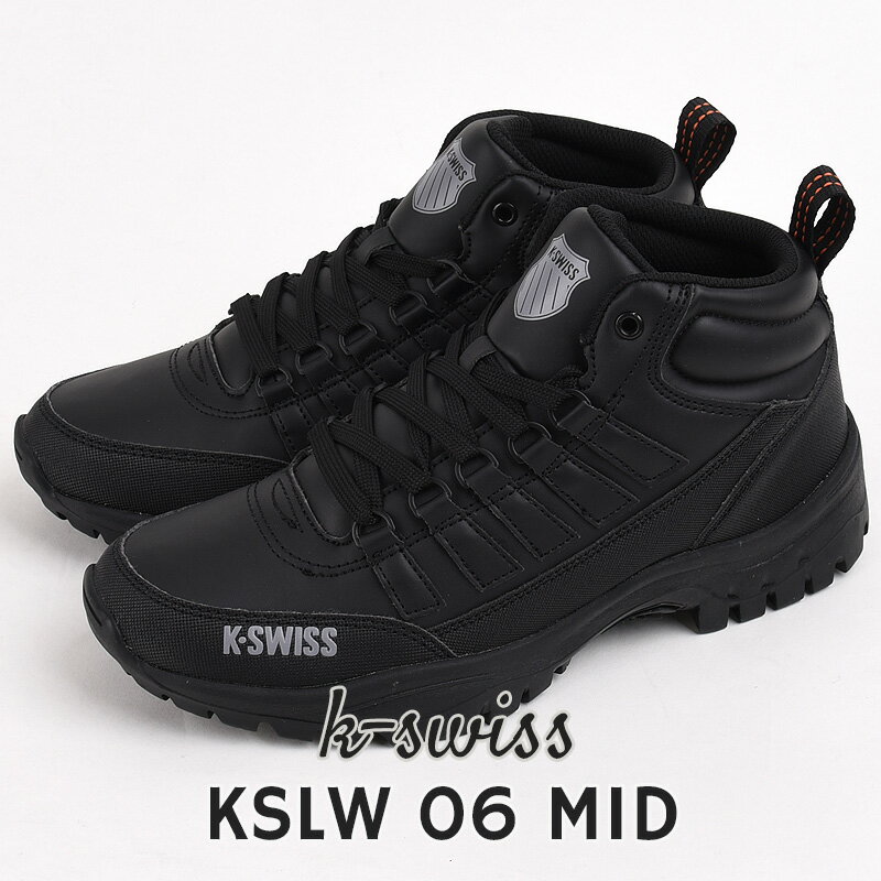 ケースイス スニーカー メンズ ケースイス k-swiss スニーカー メンズ カジュアル シューズ 靴 ファッション KSLW 06 MID 36102102 黒