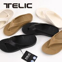 【17%OFF / セール / 値下げ】テリック telic サンダル メンズ レディース リカバリーサンダル トングサンダル カジュアル ファッション クッション性 軽量 FLIP FLOP BLACK IVORY CAMEL ブラ…