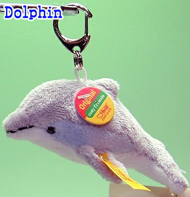 国内未入荷のレアなシュタイフキーリング ドルフィン　コージー・キーリング■黄色タグ（定番）...