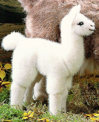 ケーセン ぬいぐるみ kosen ラマ（小） 23cm “Napa” Llama Foal リアル 動物 子供 女の子 男の子