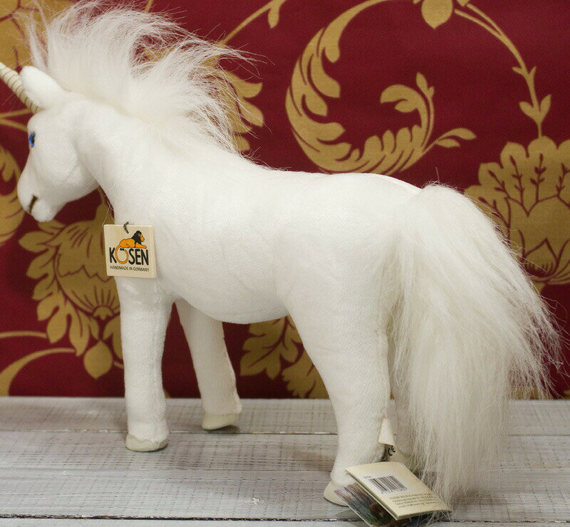 ケーセン ぬいぐるみ Kosen ユニコーン 36cm Einhorn 【 リアル 動物 馬 ウマ 一角獣 幻獣 置物 インテリア ギフト プレゼント クリスマス 】の商品画像 3