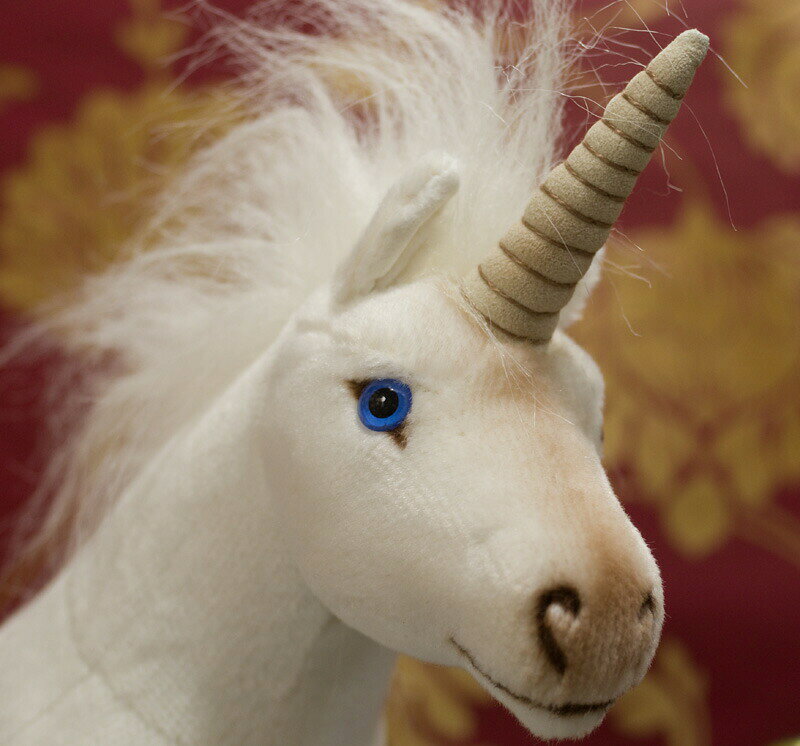 ケーセン ぬいぐるみ Kosen ユニコーン 36cm Einhorn 【 リアル 動物 馬 ウマ 一角獣 幻獣 置物 インテリア ギフト プレゼント クリスマス 】の商品画像 2