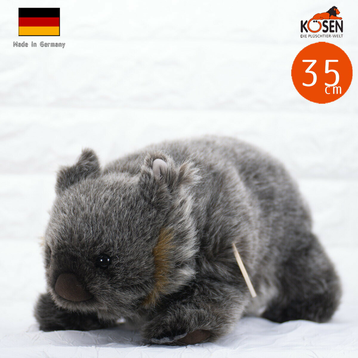 ケーセン ぬいぐるみ kosen ウォンバット 35cm WOMBAT リアル 動物