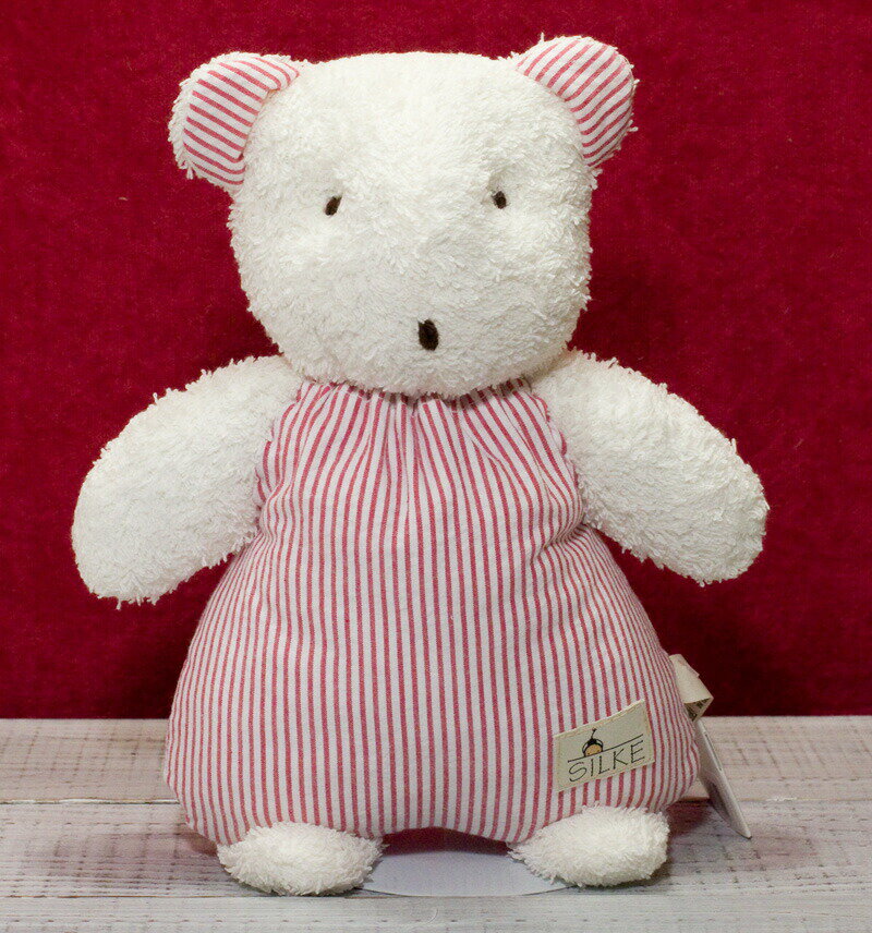 ケーセン Silke ジルケ人形 B?rli rosa ベアリー(ピンク) 23cm Kosen ぬいぐるみ クマ 熊 タオル地 出産祝い 0歳 1歳 洗える