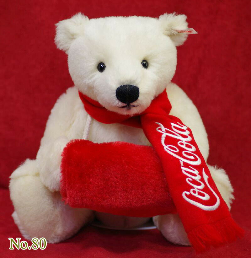 シュタイフ テディベア Steiff 世界限定テディベア コカコーラ ポーラベア マフ（Coca-Cola Polar Bear）