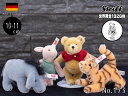 シュタイフ ディズニー ウイニー ザ プー 95thアニバーサリー 4体セットSteiff Disney 039 s Winnie the Pooh Bear, 95th Anniversary ean355875 10 11cm 世界限定