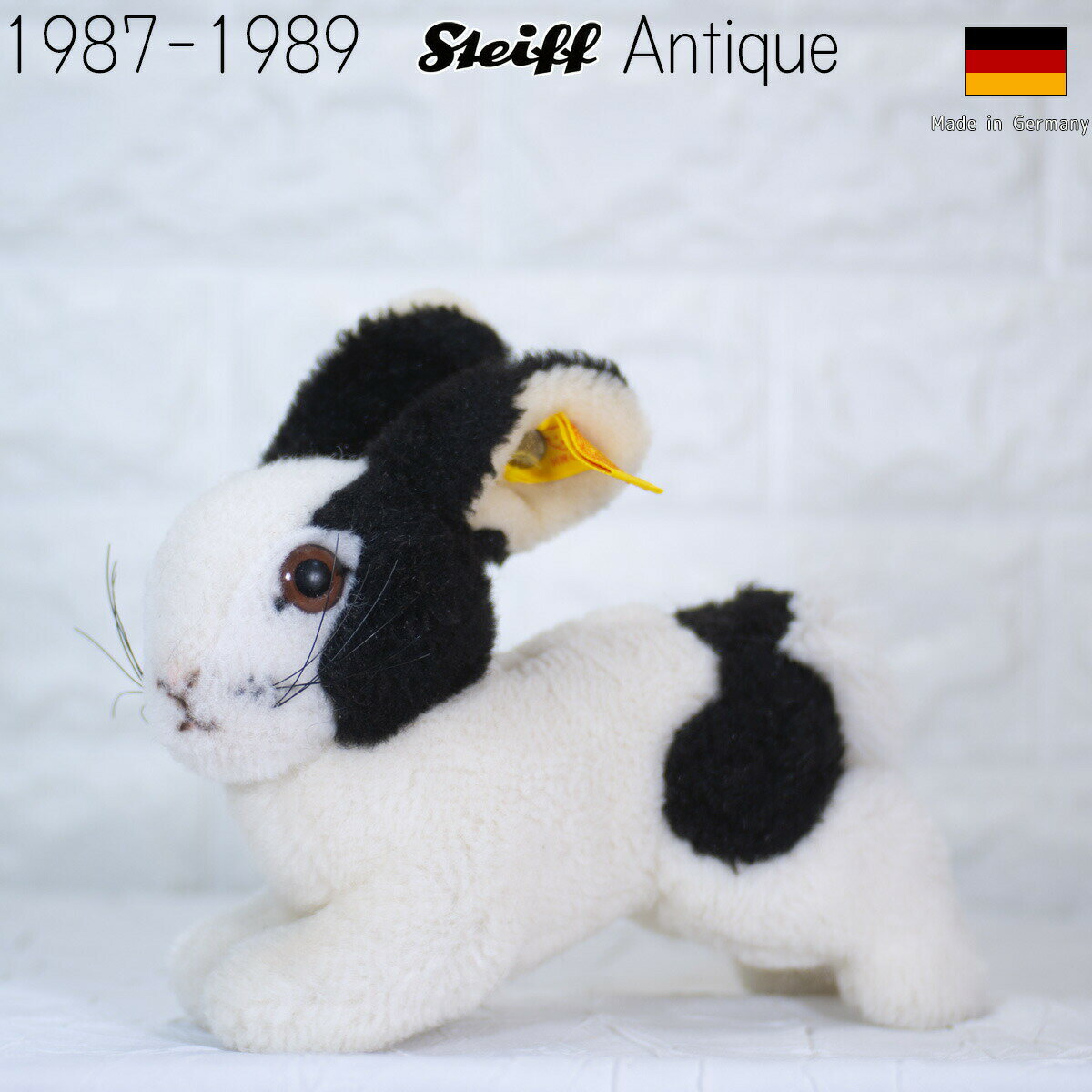 シュタイフ テディベア Steiff アンティーク テディベア スポッティ ラビット ウサギ 17cm