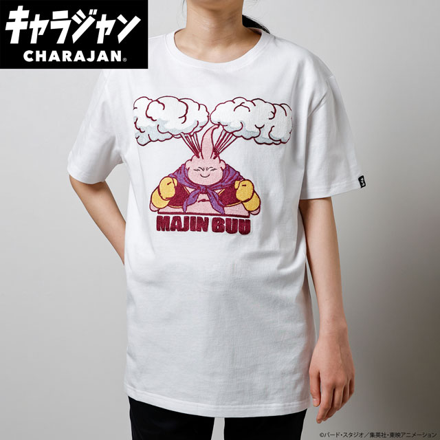 T-Shirts - キャラクターTシャツ ドラゴンボールZ ドラゴンボール 魔人ブウTシャツ M L 紳士 メンズ 婦人 レディース ユニセックス 丸眞 キャラジャン 大きいサイズ カジュアル おしゃれ ペアコーデ 刺繍 外国人 綿100％ 4005013900