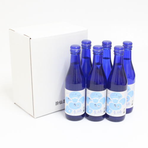 川崎フロンターレ×酔仙 微発泡清酒 青椿(あおつばき) 250ml×6本セット（箱入り） コラボ商品 サッカー Jリーグ お中元 お歳暮 贈り物 プレゼント 誕生日 お祝 内祝 父の日 母の日 日本酒 岩手の酒