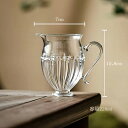Glass Art 手作り ガラスピッチャー 耐熱ガラス 片口 220ml 朝露 春信 徳利 酒器 日本酒 片口注器 ミルクピッチャー 小鉢 取り鉢 片口鉢 和...