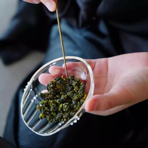 Glass Art 作家作品 耐熱ガラス 茶合 さごう 茶量 お茶 茶葉 茶箕 中国茶 茶道具 中国茶器 茶則 台湾 茶雑貨 おしゃれ 茶器 手作り 茶芸 ティータイム 煎茶道具 送料無料 IwaiLoft