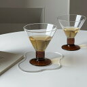 「Flip」IwaiLoft ロマンティック 美しい脚付グラス ゴブレット 水晶 ガラス アンティーク調 ワイングラス ブランデーグラス シャンパングラス ティ...
