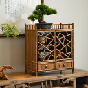 清境Craft 天然竹製 茶棚 整理収納 おしゃれ ナチュラル 梅鹿竹 中空のデザイン お茶 茶道具 収納 キッチントレー インテリア キッチン雑貨 キッチン用...