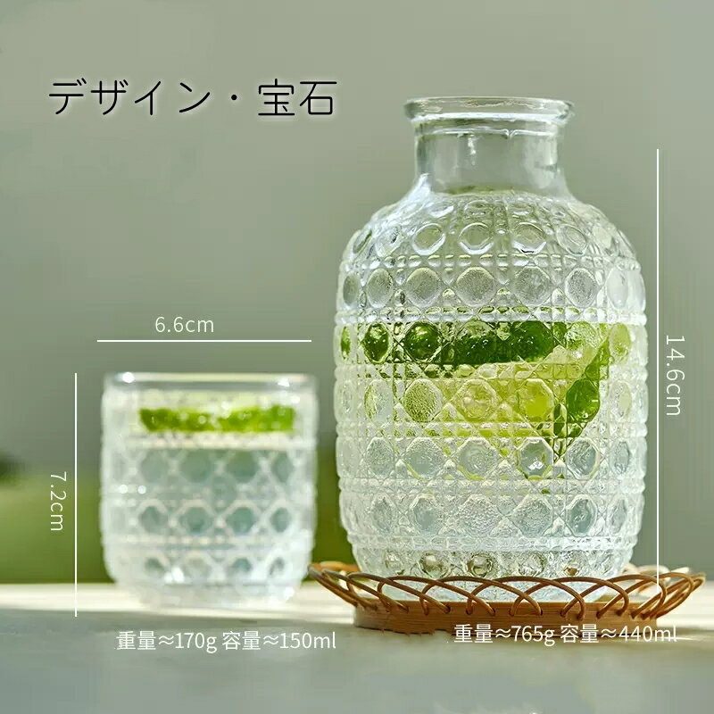 楽天市場】ガラス グラス ポット 水差し ピッチャー タンブラー