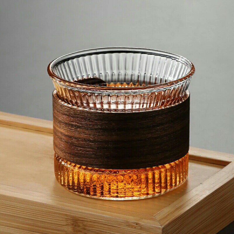 IwaiLoft 140ml コーヒーコップ 耐熱ガラス グラス ガラスコップ ガラスぐいのみ・おちょこ フリーカップ ローグラス 冷茶グラス ティーグラス 結露しにくい 電子レンジOK