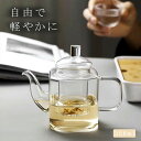 【直火可】IwaiLoft 四方 耐熱ガラス ティーポット 400mL 急須 茶こし付き ガラス製ポット 手作り ジャンピング 紅茶ポット お茶ポット ガラスポット 花茶 工芸茶 ハーフティー に ガラス急須 健康茶器 一人暮らし アフターティー お家ティータイム