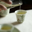 【自然の一風景を思わせる】IwaiLoft 小さいなコップ グラス 盃 手作り 白磁 茶杯 2個セット 湯のみ 湯呑み お茶 カップ 来客用 お茶用品 ティーウ...