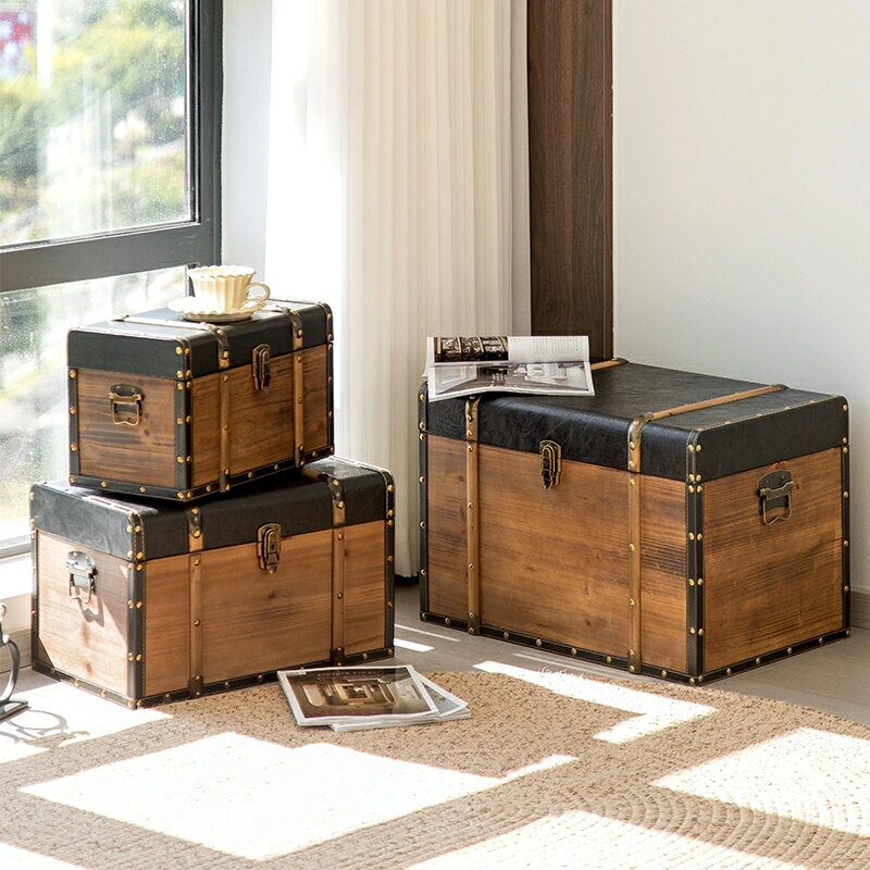 アンティーク 収納ボックス 茶箱 木箱 収納箱 ボックスシェルフ 木製 宝石箱 収納ケース ウッドケース ..