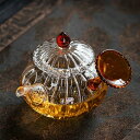 Glass Art 横手 ティーポット 耐熱ガラス ガラスティーポット コーヒーサーバー ガラスポット ガラス急須 150ml ガラス 急須 ガラスポット 紅茶ポット 日本茶 ルイボスティー 緑茶 リーフティーポット ハーブティーポット おすす め 直火可 IwaiLoft(3)