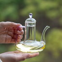 ティーポット 耐熱ガラス 急須 ガラス製ポット 170ml 茶こし付き 紅茶ポット 麦茶 花茶 工芸茶 透明 ギフト お茶の時間 お手作り 健康茶器 直火可 ア...