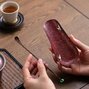 煎茶道具 銅製 茶合 茶味 さごう 茶杓 茶量 茶匙 彫刻 お茶 茶葉 茶箕 中国茶 茶道具 茶道 中国茶器 茶則 茶雑貨 銅器 鋳物 工芸品 真鍮 おしゃれ 茶器 手作り ティータイム 茶芸 茶の器 アンティーク 茶の道具 抹茶 お茶席 IwaiLoft