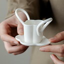 「海棠花・ティータイム」ティーストレーナー 白磁 茶こし 陶磁器 茶漉し 受け皿 ドリッパー フィルター かわいい コーヒーフィルター セラミックフィルター ス...