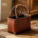 清境Craft かごバッグ レディース 竹かご バッグ 軽量 人気 ハンドメイド 手提げカバン 竹編みバッグ 竹製 ハンドバッグ 籠バッグ 巾着 夏 花火大会 ...