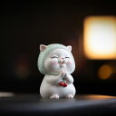 IwaiLoft 白磁 猫 ねこ オブジェ 猫 ネコ ねこ 置物 雑貨 かわいい 陶磁器 インテリア・雑貨 工芸品・縁起物 子供 誕生日プレゼント 母の日 ギフト
