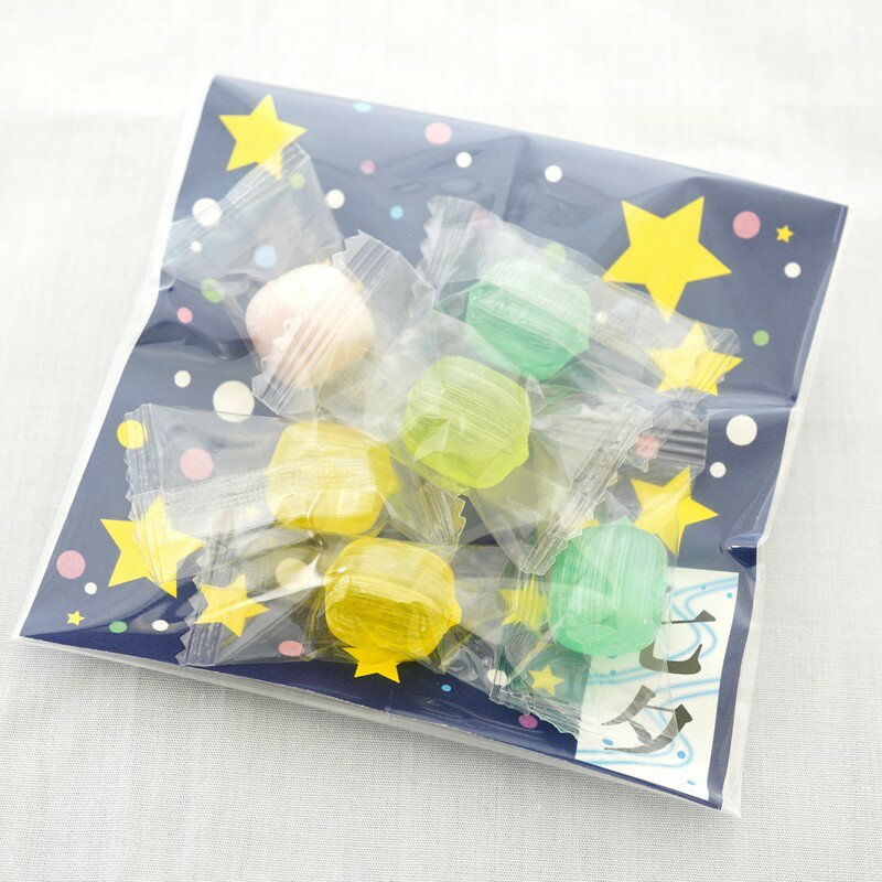 七夕お菓子☆あめいろこづつみ七夕Ver.☆レビュー書き込みで次回飴プレゼント