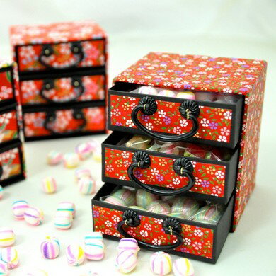 岩井製菓 三段箪笥 てまり飴 3種セット