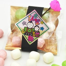 楽天京の飴工房 岩井製菓ひな祭り ひなまつり お菓子 プチギフト 京ひな飴 【2ケース（100入り）】かわいい 桃の節句 お祝い 造花付き 業務用 まとめ買い