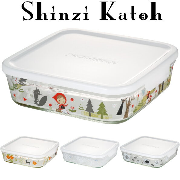 【メーカー公式】Shinzi Katoh iwaki(イワキ) パック＆レンジ1200ml(ホワイト)　シンジカトウ　　作り置きにぴったり　　【容量】1200ml耐熱ガラス　ガラス　保存容器　常備菜