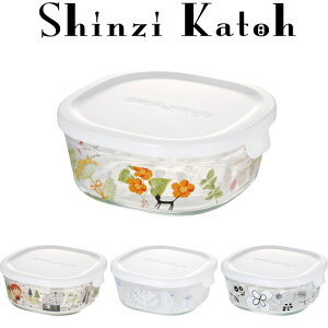 【メーカー公式】Shinzi Katoh 　iwaki(イワキ) パック＆レンジ450ml(ホワイト)　シンジカトウ　　作り置きにぴったり　　【容量】450ml耐熱ガラス　ガラス　保存容器