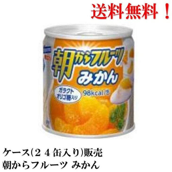 【賞味期限2026年3月】 はごろもフーズ 朝からフルーツみかん 190g × 24缶 缶詰 食品 送料無料