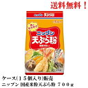 【賞味期限2025.1.4】 ニップン 天ぷら粉 国産米粉入り 700g × 15個 食品 送料無料