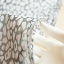 【10/1(水)限定 エントリー&リピート購入で最大P20倍 11%OFFクーポン有り】風通楊柳ジョーゼットヒョウ柄 モノクロ 切り売り=1m単位 【メール便は2mまで】【毎月1日はワンダフルデー】