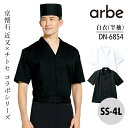 白衣 半袖 兼用 DN6854 男性 女性 男女兼用 メンズ レディス ユニセックス アルベ 白衣 食品加工 和食 割烹 料亭 衛生管理者 厨房 飲食店 レストラン ユニフォーム 制服 寿司 かっこいい 中華 ホテル 旅館 和