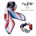 【10%OFFクーポン対象★5/9 20時〜4H限定】事務服 スカーフ シュシュ 簡単 セット アクセサリー OP123 ジョア アンジョア en joie 紺...