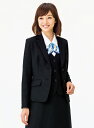 ジャケット ストライプ ★2色展開★2つボタン 制服 オフィス 事務 事務服 企業制服 レディース オフィスユニフォーム ビジネス 仕事用 おしゃれ ボンマックス AJ0245