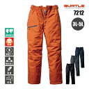 バートル 防寒着 作業服 防寒 パンツ 秋冬作業着 BURTLE 7212 ユニセックス メンズ レディース 制電 軽防寒量 防風 保温 大きいサイズ 3L 屋...