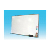 国産JFEホワイトボード 壁掛用 無地 W1800×H900(TS-36W)マ-カーセット付