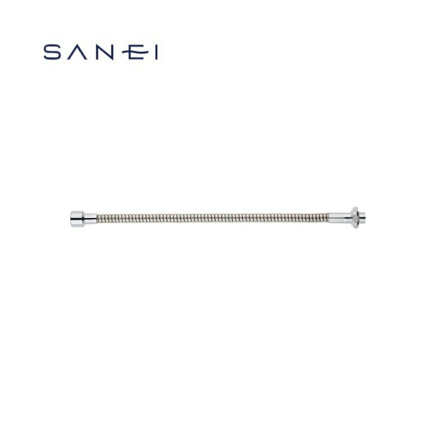 SANEI 節水ベンリー直パイプ ジャバラ式 約40%節水 長さ400mm PA286G-76X4-16
