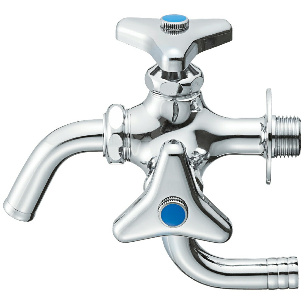 SANEI 散水用 万能二口横水栓 寒冷地用 JF12AK-13